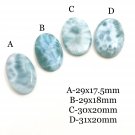 Natural Larimar Cabochon; Loose CaOval Larimar Gemstones Larimar Cabochon for Jewelry Making 1 Pc
