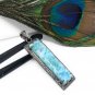 Natural LSterling Silver Pave Diamond Pendant Gifts for Her Oxidized Silver Jewelry Default Title