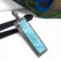 Natural LSterling Silver Pave Diamond Pendant Gifts for Her Oxidized Silver Jewelry Default Title