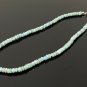 Natural Larimar Necklace with Pave Diamond Gemstone Necklace Bohemian Jewelry Gifts for Her 17.25