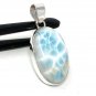 Natural Larimar PeWholesale DIY Pendants Jewelry Supplies Gifts for Her 44mm X 21mm Default Title