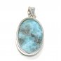 Natural Larimar PeWholesale DIY Pendants Jewelry Supplies Gifts for Her 44mm X 21mm Default Title