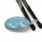 Natural Larimar Wholesale DIY Pendants Jewelry Supplies Gifts for Her 47.65x22.25mm Default Title