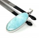 Natural Larimar Wholesale DIY Pendants Jewelry Supplies Gifts for Her 57mm X 18.5mm Default Title