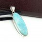 Natural Larimar Wholesale DIY Pendants Jewelry Supplies Gifts for Her 57mm X 18.5mm Default Title