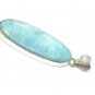 Natural Larimar Wholesale DIY Pendants Jewelry Supplies Gifts for Her 57mm X 18.5mm Default Title