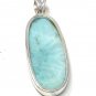 Natural Larimar Wholesale DIY Pendants Jewelry Supplies Gifts for Her 57mm X 18.5mm Default Title