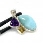 Natural LarimarWholesale DIY Pendants Jewelry Supplies Gifts for Her 64mm X 28.15mm Default Title