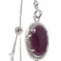 Natural Ruby PSterling Silver Bolo Bracelet Gemstone Bracelet Jewelry Gifts for Her Default Title