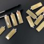 Natural Sapphire Gemstone Bar Charms;Bulk Wholesale Charms Blue -Pink - Yellow 1 pc Blue Sapphire