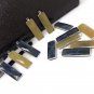Natural Sapphire Gemstone Bar CharmBulk Wholesale Charms Blue -Pink - Yellow 1 pc Yellow Sapphire