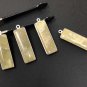 Natural Sapphire Gemstone Bar Shape Bulk Wholesale Charms Blue -Pink - Yellow 1 pc Blue Sapphire
