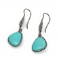 Natural Sleeping BeautVictorian Gemstone Earrings Robin Egg Turquoise 1.65' x 0.50' Default Title
