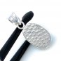 Natural Sleeping BeaSterling Silver Gemstone Pendant Bohemian Jewelry 1.30' X 0.55' Default Title