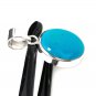Natural SlSterling Silver Turquoise Gemstone Pendant Bohemian Jewelry 1.25' X 0.70' Default Title