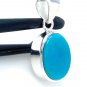 Natural SlSterling Silver Turquoise Gemstone Pendant Bohemian Jewelry 1.30' X 0.60' Default Title