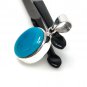 Natural SlSterling Silver Turquoise Gemstone Pendant Bohemian Jewelry 1.30' X 0.65' Default Title