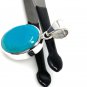 Natural SlSterling Silver Turquoise Gemstone Pendant Bohemian Jewelry 1.40' X 0.65' Default Title