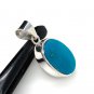 Natural SlSterling Silver Turquoise Gemstone Pendant Bohemian Jewelry 1.50' X 0.65' Default Title