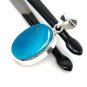 Natural SlSterling Silver Turquoise Gemstone Pendant Bohemian Jewelry 1.50' X 0.65' Default Title