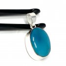 Natural SleepingSterling Silver Turquoise Gemstone Pendant Bohemian Jewelry 36x17mm Default Title
