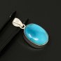 Natural SleepingSterling Silver Turquoise Gemstone Pendant Bohemian Jewelry 36x17mm Default Title