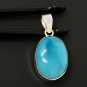 Natural SleepingSterling Silver Turquoise Gemstone Pendant Bohemian Jewelry 36x17mm Default Title