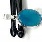 Natural SleepingSterling Silver Turquoise Gemstone Pendant Bohemian Jewelry 36x17mm Default Title