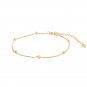 New Mini Lucky Beads 925 Sterling Silver Bracelet Yellow Gold