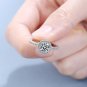 Open Adjustable Women's Ring Niche Design Fashion Temperament Rhinestone Rings circle