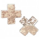Pastease Color Changing Flip Sequins Cross Rose Gold Pasties O-S TCN-8284-20424