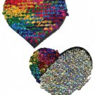 Pastease Color Changing Flip Sequins Heart Rainbow O-S TCN-8284-20808