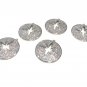 Pave Star Charm; Silver Star Charm; Micro Pave Star Charm; JStar Charm 32x30mm 1 Pc Default Title