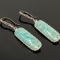 Peruvian APave Diamond Earrings Sterling Silver Gemstone Bar Earrings Gifts for Her Default Title