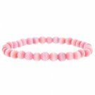 Pink Cats Eye Beaded Stretch Bracelet B5021PK