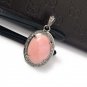 Pink Opal Pendant; GemstonePave Diamond Pendant Sterling Silver Pendant DIY Pendant Default Title