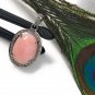 Pink Opal Pendant; GemstonePave Diamond Pendant Sterling Silver Pendant DIY Pendant Default Title
