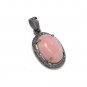 Pink Opal Pendant; GemstonePave Diamond Pendant Sterling Silver Pendant DIY Pendant Default Title