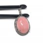 Pink Opal Pendant; GemstonePave Diamond Pendant Sterling Silver Pendant DIY Pendant Default Title