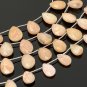 Pink Peach Opal GemstoneBulk Wholesale Beads Jewelry Supplies 7.5' Strand - 12 Pcs B) 14mm - 16mm