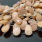 Pink Peach Opal GemstoneBulk Wholesale Beads Jewelry Supplies 7.5' Strand - 12 Pcs B) 14mm - 16mm