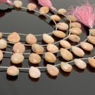 Pink Peach Opal GemstoneBulk Wholesale Beads Jewelry Supplies 7.5' Strand - 12 Pcs C) 15mm - 18mm