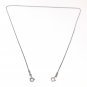 Pink Sapphire GemstoneSterling Silver Dainty Necklace Delicate Jewelry for Women Gifts for her 18