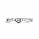 Polished Stainless Steel CZ Ring - ZRJ4137