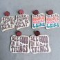 Pop Optimistic Alphabet Wood Earrings 2