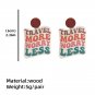 Pop Optimistic Alphabet Wood Earrings 3