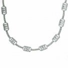 Princess of Monaco Simulated Diamond CZ Necklace. N3030