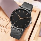 Quartz Casual Watches Simple Men Watch Women Wristwatch Mesh Band H-W