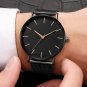 Quartz Casual Watches Simple Men Watch Women Wristwatch Mesh Band H-W