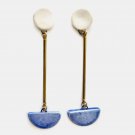 Quinn Ceramic Earrings - FINAL SALE denim